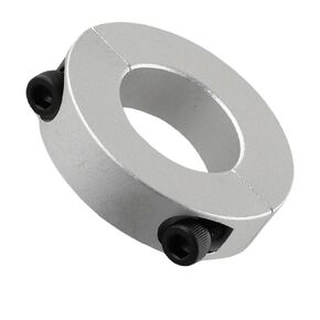 Double Split Clamp Shaft Collar, Aluminum Alloy Double Split Clamp Shaft Collar Silver 6-40mm Inner Diameter(6mm) in Kuwait
