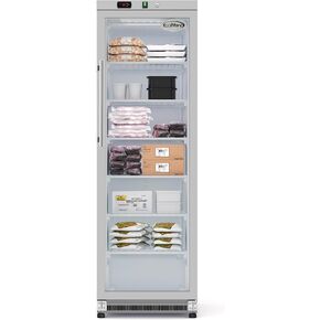 KoolMore 12 Cu. ft. Commercial Freezer with Glass Door in Stainless Steel - Manual Defrost (KM-MFD-12GSG) in Kuwait