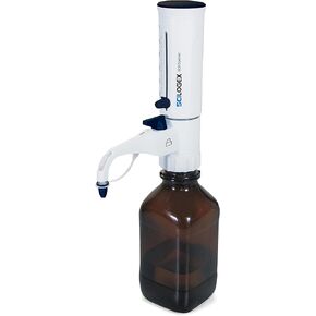 SCILOGEX SCI-Spense2 Bottletop Dispenser 0.5-5mL with 45mm Thread & 5 Adapters - Autoclavable w/Volume Locking Mechanism & Reagent Recovery Tap for Laboratory Bottles in Kuwait