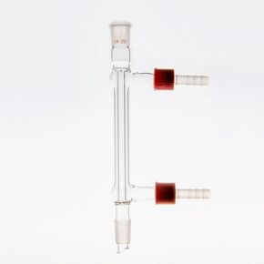 WKEWANG High water speed straight condenser, CONDENSER WEST, REMOVABLE HOSE CONNECTIONS, Borosilicate glass, C55(C551200) in Kuwait