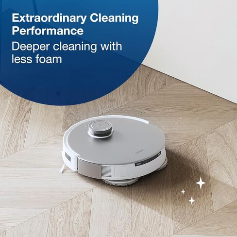 ECOVACS Multi-Surface Floor Cleaning Solution, Compatible with DEEBOT X11 OMNI Cyclone / X9 PRO OMNI / T80 OMNI / T50 PRO OMNI / N30 Series / N20 Series and all other Robot Vacuum Cleaners, 1L in Saudi Arabia