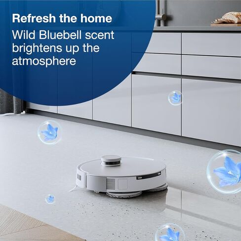 ECOVACS Multi-Surface Floor Cleaning Solution, Compatible with DEEBOT X11 OMNI Cyclone / X9 PRO OMNI / T80 OMNI / T50 PRO OMNI / N30 Series / N20 Series and all other Robot Vacuum Cleaners, 1L in Saudi Arabia