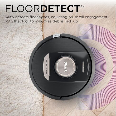 Shark RV2820AE Detect Pro Self-Empty Robot Vacuum, XL 60-Day HEPA Base, Best for Pet Hair, Smart Home Mapping, LiDAR Navigation (Renewed) in Kuwait