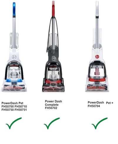 مجموعة حشية مطاطية متوافقة مع منظفات السجاد Hoover PowerDash Pet FH50700 FH50702 FH50703I FH50710 FH50704 FH50704V in Saudi Arabia