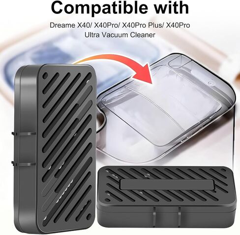 متوافق مع وحدة Dreame X50 Ultra L40 Ultra / X40 Ultra / X40 Pro Ultra Silver Ion وحبيبات إزالة الروائح الكريهة من خزان المياه العادمة (عبوتان) in Saudi Arabia