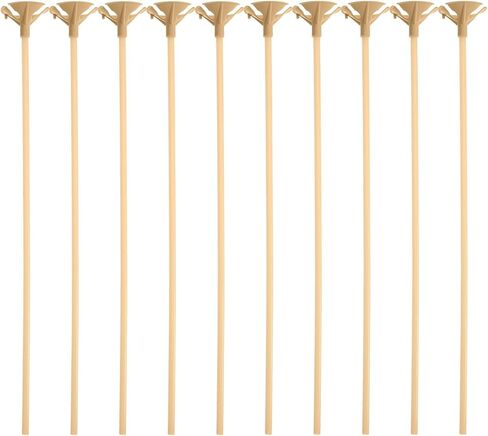 ABOOFAN 100 Sets Balloon Arch Stand Kit with Holder Cups, 42cm Gold Reinforced Balloon Stick Supports for Table Centerpieces and Party Decorations in Saudi Arabia