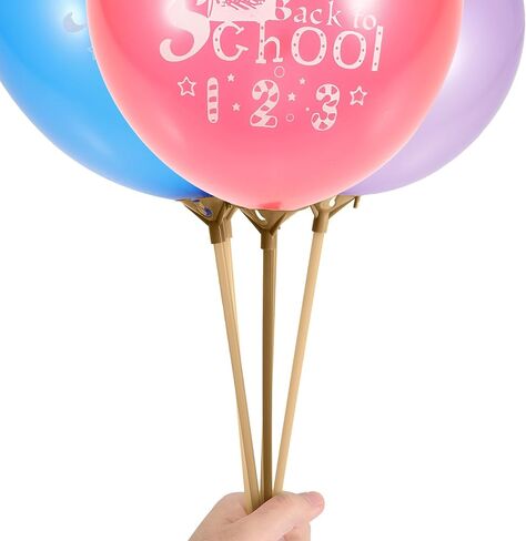 ABOOFAN 100 Sets Balloon Arch Stand Kit with Holder Cups, 42cm Gold Reinforced Balloon Stick Supports for Table Centerpieces and Party Decorations in Saudi Arabia
