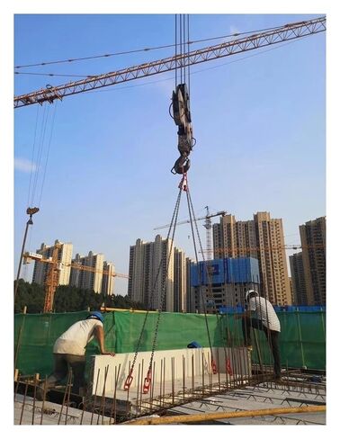 Pre - Cast Concrete Lifting Clutch, Lifting Ring in Multi-Specification Ring Panel Device Equipment Steel, Lifting Ring Fixing Linking Tool(Red,3-5T) in Saudi Arabia