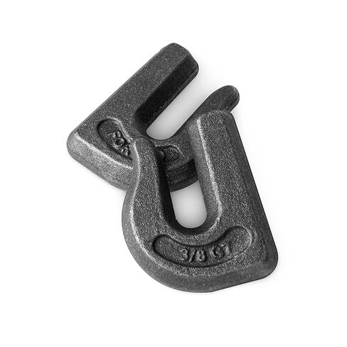 6Pack 3/8'' Weld-On Forged Clevis Grab Chain Hooks, Heavy Duty Forged Grade 70 Grade Utility Hook Weldable for Trailer Truck, Rigging, Car, SUV, RV, UTV, Tractors Loader Bucket-6600 LBS Capacity in Saudi Arabia