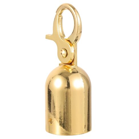 Toyvian 1pcs Stainless Steel Barrier Rope End Caps with Hooks Secure Carabiner Clips for Stanchion Barriers Easy Installation Decking Rope Connectors for Crowd Control and Outdoor Use(Silver) in Saudi Arabia