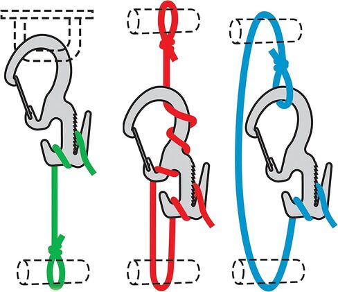 Carabiner Clip/Rope Tightener, 2-3/4 In. in Saudi Arabia