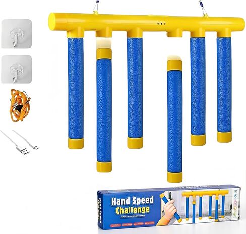 2025 ترقية REFLESS REFLESS DROP Sticks Game ، أداة التدريب على رد فعل العصي المتساقطة ، وسرعة قابلة للتعديل ، تصطاد العصي لتنسيق العين ، وزيادة وقت رد الفعل عند الأطفال والبالغين in Saudi Arabia