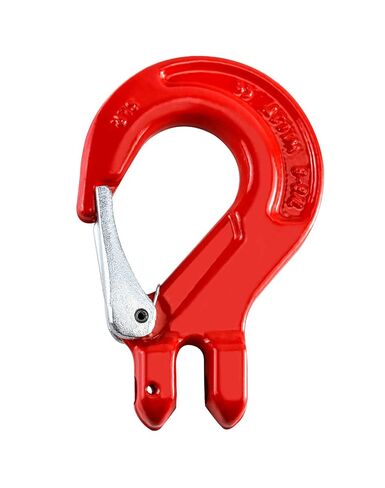 خطاف منزلق QWORK Clevis مع مزلاج، 4 عبوات، 3/8 بوصة، حد تحميل 4400 رطل، درجة 80 من سبائك الصلب المطروق in Kuwait