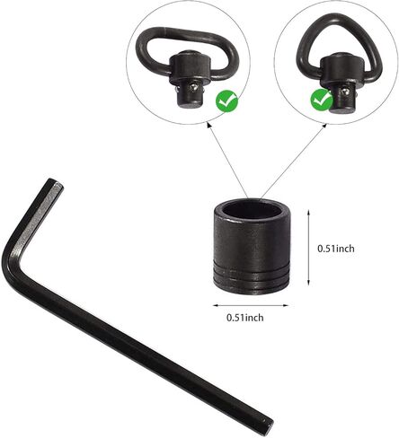 LUAATT Quick Detach Swivels Stud Base Adapter Kit in Saudi Arabia