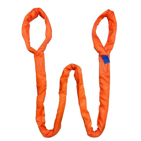 العين والعين جولة حبال 11000 رطل 13FT حبال حزام تزوير البوليستر حبال رفع لا نهاية لها لرفع الأشياء الثقيلة الثقيلة بولي رفع حبال البوليستر العين والعين جولة حبال [5T-4M] in Kuwait