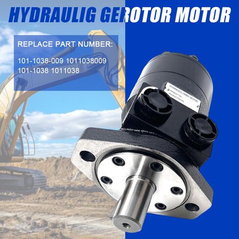 FUZIDDN Hydraulic Motor 50cc Low Speed High Torque Orbital - Replacement for Equipment with SAE A 2 Bolt Flange Pattern, Maximum 787 in-lbs Torque 760 RPM 10.5 GPM Flow Capacity in Saudi Arabia