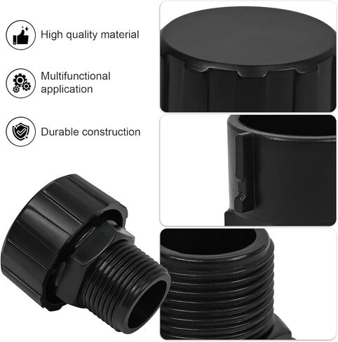 HBF12P 3/4 NPT وحدة الطاقة الهيدروليكية غطاء بولي للاستراحة، غطاء تنفس للخزان البلاستيكي، مناسب للخزانات الهيدروليكية والخزانات الهيدروليكية 2 قطعة in Kuwait