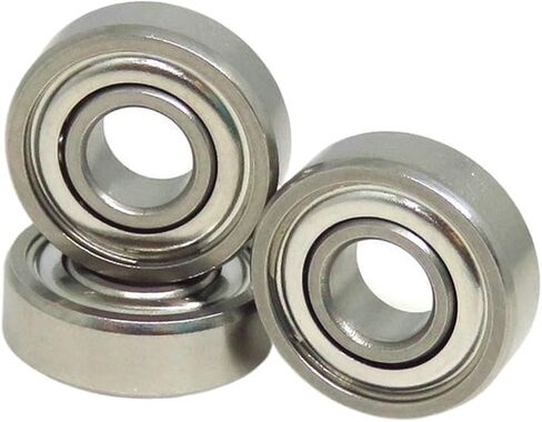 NQVQTKRUP 10 قطع S695Z 5x13x4 محامل الفولاذ المقاوم للصدأ S695 ZZ S695 2RS مصغرة كرة أخدود عميقة تحمل 5 * 13 * 4 (الأختام المطاطية) in Kuwait