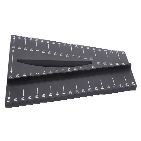 Scribing Ruler 2 in 1 Caliper Center Finder Woodworking Measuring Tools 1/8in to 5in Clamp Range, Angle Measuring Caliper in Saudi Arabia