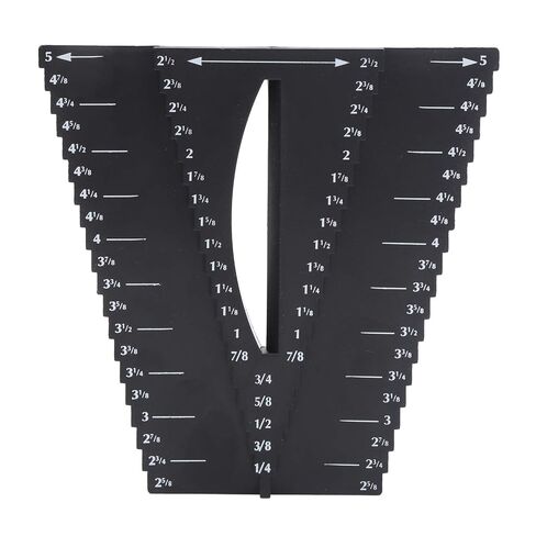 Scribing Ruler 2 in 1 Caliper Center Finder Woodworking Measuring Tools 1/8in to 5in Clamp Range, Angle Measuring Caliper in Saudi Arabia