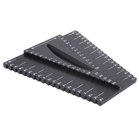 Scribing Ruler 2 in 1 Caliper Center Finder Woodworking Measuring Tools 1/8in to 5in Clamp Range, Angle Measuring Caliper in Saudi Arabia