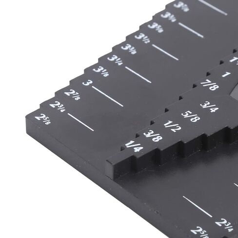 Scribing Ruler 2 in 1 Caliper Center Finder Woodworking Measuring Tools 1/8in to 5in Clamp Range, Angle Measuring Caliper in Saudi Arabia