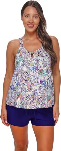 SUNSETS ESCAPE Sadie Tankini Women's Swimsuit Top (Bottom Not Included) in Kuwait