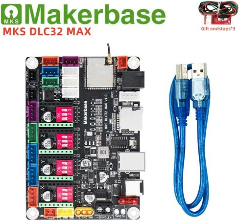 CNC Controller 4 axis MKS DLC32 MAX Expansion Card GRBL 32 bit ESP32 Shield Breakout Board Engraving Machine Upgrade Parts in Kuwait