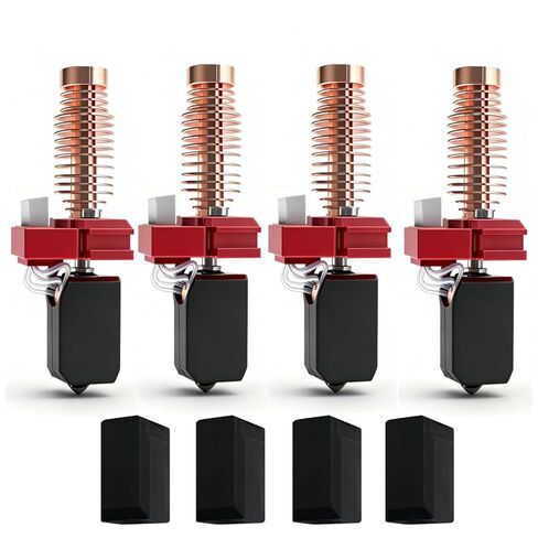 فوهة سيراميك مطورة 0.4 مم لـ Flashforge Adventurer 5/ 5M Pro Hotend Kit فوهة صلبة قابلة للفصل السريع رأس طباعة موصل حراري عالي لـ Flashforge Adventurer 5M Pro in Kuwait