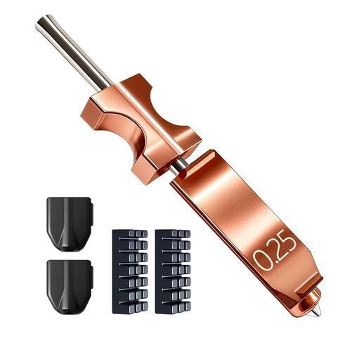 for Elegoo Centauri Carbon/Centauri Carbon 2 hotend, pre-Installed 0.4mm Hardened Steel Brass Nozzle, Heat Sink Installed, with 0.2mm, 0.4mm, 0.6mm, 0.8mm Nozzle, Silicone Sock and Nozzle Wipe in Saudi Arabia