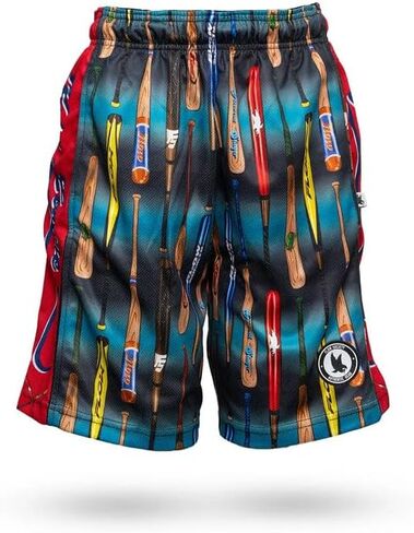 جمعية Flow Major League Baseball Bats Boys Athletic Shorts-Lacrosse-Gym-Sports-Active Wear-Patterned-Youth-Gear in Saudi Arabia