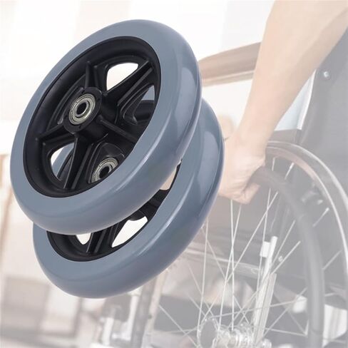 2pcs Wheelchair Casters Small Cart Rollers Chair Wheels Accessories in Kuwait