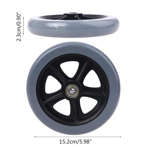 2pcs Wheelchair Casters Small Cart Rollers Chair Wheels Accessories in Kuwait