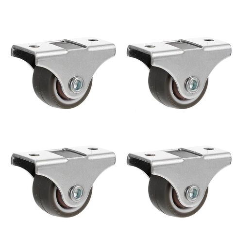 4PCS Casters Furniture Directional Silent Desk Table Movable Runner Wheel Fixed Heavy Duty in Saudi Arabia