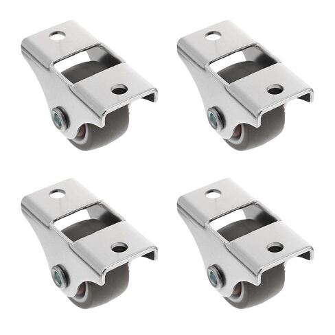 4PCS Casters Furniture Directional Silent Desk Table Movable Runner Wheel Fixed Heavy Duty in Saudi Arabia