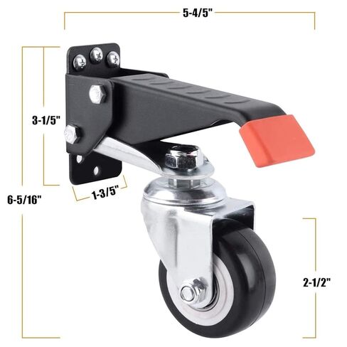 2Pcs Heavy Duty 660 LBS Workbench Casters Kit Retractable Furniture Casters Wheels for Workbenches Machinery & in Kuwait