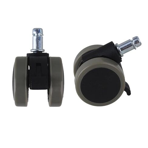 2 Inch Office Chair Swivel Casters Furniture Wheels Grip Ring Stem with Brake for Sofa Bed Goods Shelf Storage Rack Pack of 5 in Saudi Arabia