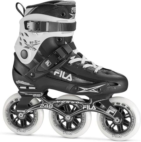 Fila Houdini Pro 110mm 3 عجلات مضمّنة للرجال والنساء-زلاجات اللياقة البدنية عالية الأداء مع حشوة تشريحية وعجلات 3 × 110 ملم و ABEC 9 محامل in Kuwait