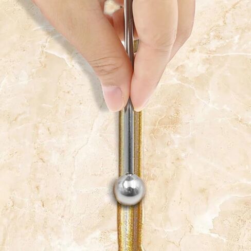 5Pcs/Pack Beauty Seam Tools Floor for Grouting and Tiling Repair Steel Pressed Ball Stick Corner Angle Scraper Wall Gap Cleaner in Saudi Arabia