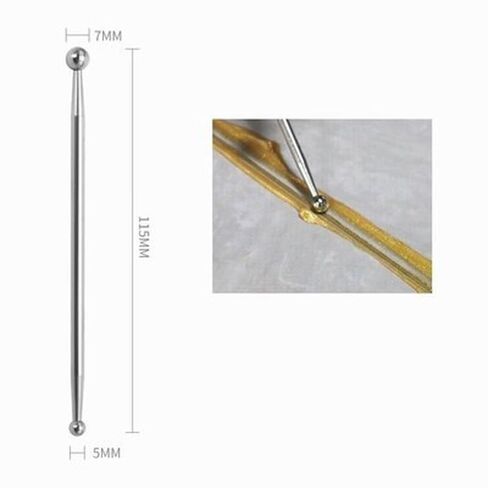 5Pcs/Pack Beauty Seam Tools Floor for Grouting and Tiling Repair Steel Pressed Ball Stick Corner Angle Scraper Wall Gap Cleaner in Saudi Arabia