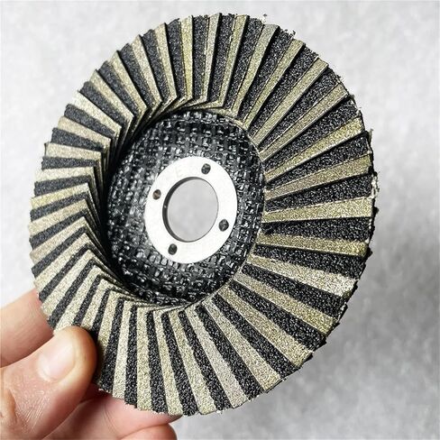 Diamond Sand Wheel, Ceramic Glass Polishing Louver Blade Disc Grinding for Stone 100mm 1PCS(120Grit) in Saudi Arabia