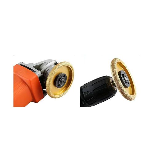 Stone Edging Wheel, Diamond Grinding Head Angle Grinder Granite Marble Tile Roman Column 75mm 1PCS(25mm) in Saudi Arabia