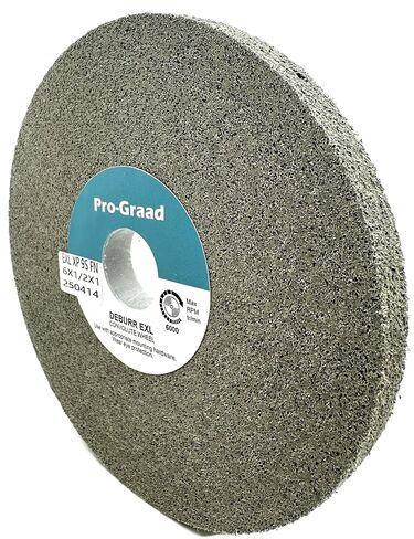 EXL XP Convolute Deburring Polishing Wheel - 8" x 1" x 3" 9S Fine Silicon Carbide - Professional Grade - Metal Deburring, Finishing and Polishing Wheel – 60307-1 Pack in Saudi Arabia