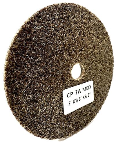 Pro-Graad 5 Pack 3" x 1/8" x 3/8" 7A MED Cut & Polish Unitized Wheel – Durable, Aggressive for Tough Blending, Finishing & deburring Stainless, Carbon Steel & high-Nickel alloys, 17250 in Saudi Arabia