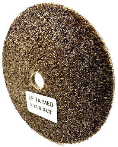 Pro-Graad 5 Pack 3" x 1/8" x 3/8" 7A MED Cut & Polish Unitized Wheel – Durable, Aggressive for Tough Blending, Finishing & deburring Stainless, Carbon Steel & high-Nickel alloys, 17250 in Saudi Arabia