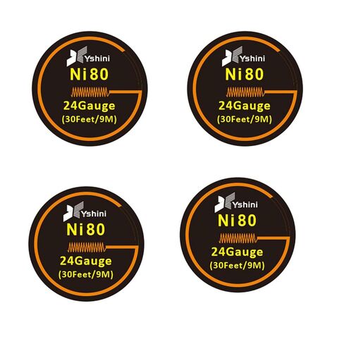 Ni80 سلك نيتشروم 120 قدم ¨C 4 مكبات (مقياس 24/26/28/30) مجموعة كومبو لفائف DIY (4 مكبات، 30 قدم لكل منها، مقاس 24/26/28/30) in Kuwait