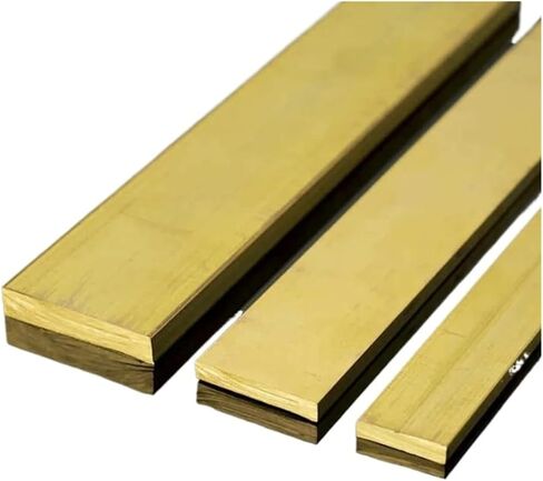 H59 Brass Flat Bar Strips - Pure Copper Rectangular Solid Metal Sheet(5x35x500mm) in Saudi Arabia
