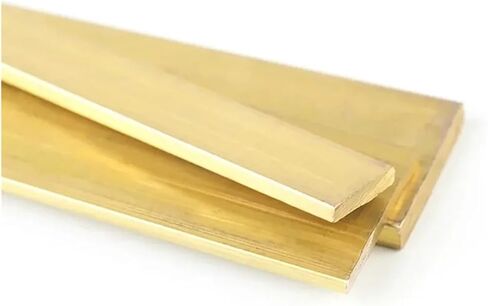 H59 Brass Flat Bar Strips - Pure Copper Rectangular Solid Metal Sheet(5x35x500mm) in Saudi Arabia