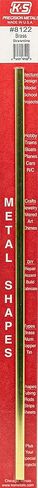 K&S Precision Metals Brass Streamline 8122 – 1/4" OD x 0.014" Wall x 12" Long – DIY Crafts, RC Cars, Modeling, Made in USA, 1 Piece in Saudi Arabia