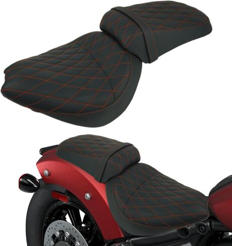 Passenger Seat fit for Indian Scout Bobber 2025, Motorcycle Rear Seat for 2025 Scout Sixty Classic/Scout Sixty Bobber in Kuwait